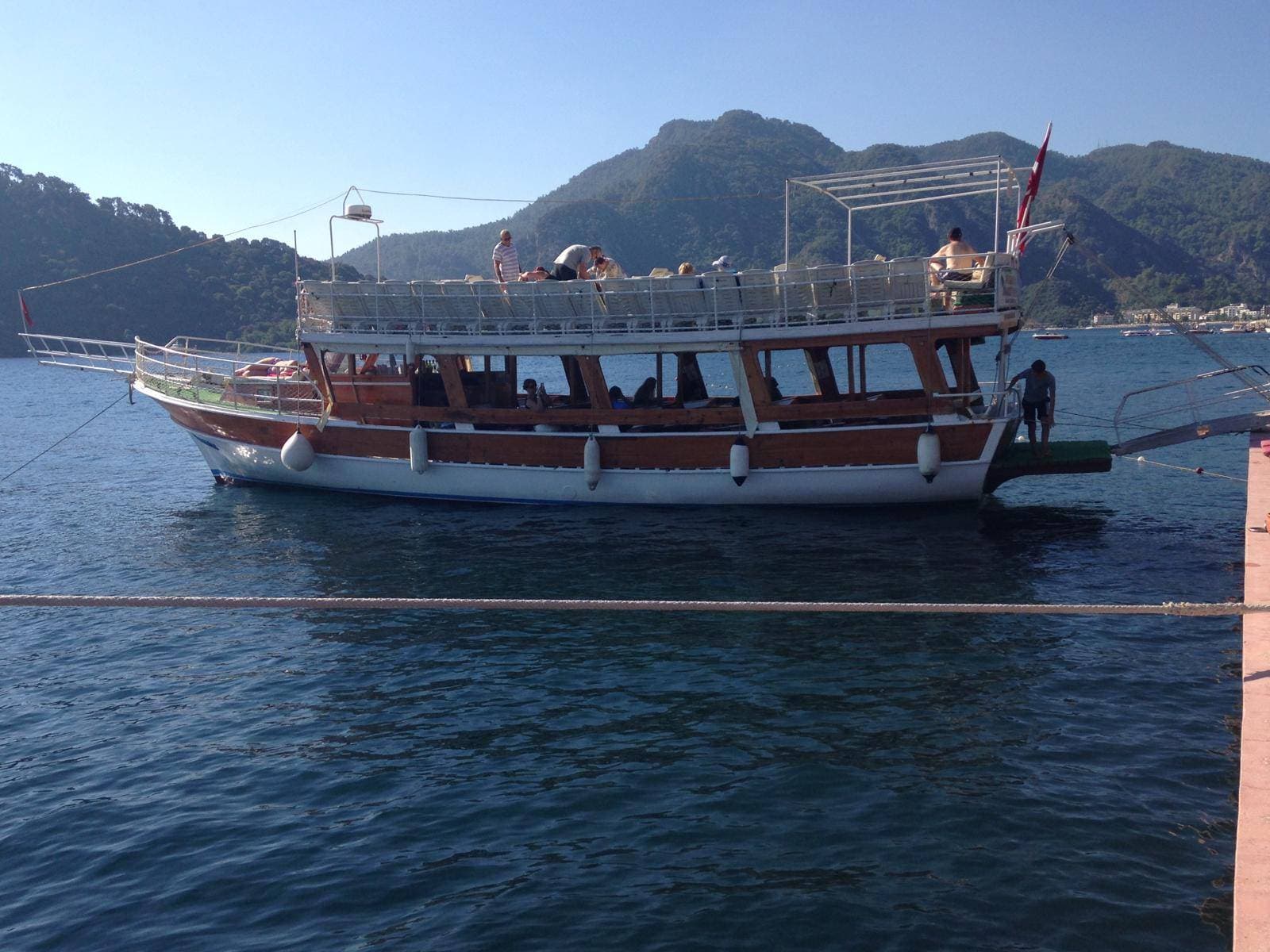 Rodzinna wycieczka łodzią z firmą Guldeniz Boat